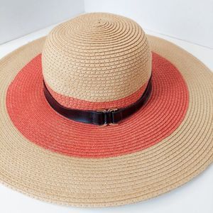 REISS Chic and Colorful Floppy Sun Hat Beach Vacation